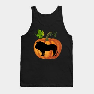 Lion in pumpkin Tank Top